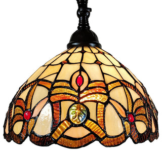 Tiffany Style Oldish Reading Floor Lamp, 62" Tall