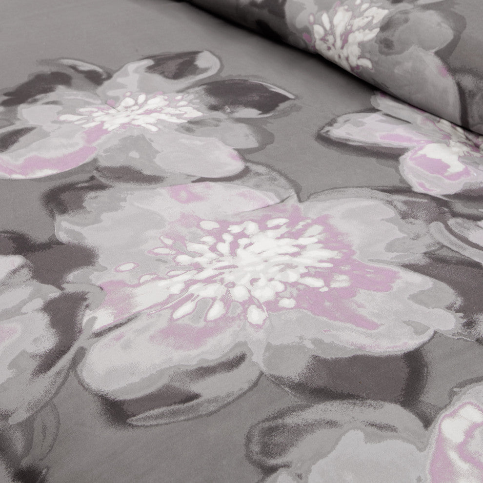 Madison Park Sateen Printed 7-Piece Comforter Set, Queen