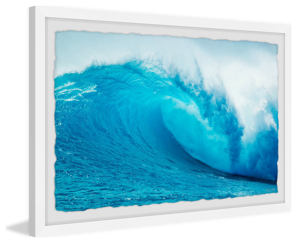 "Go With the Flow" Framed Painting Print, 24x16