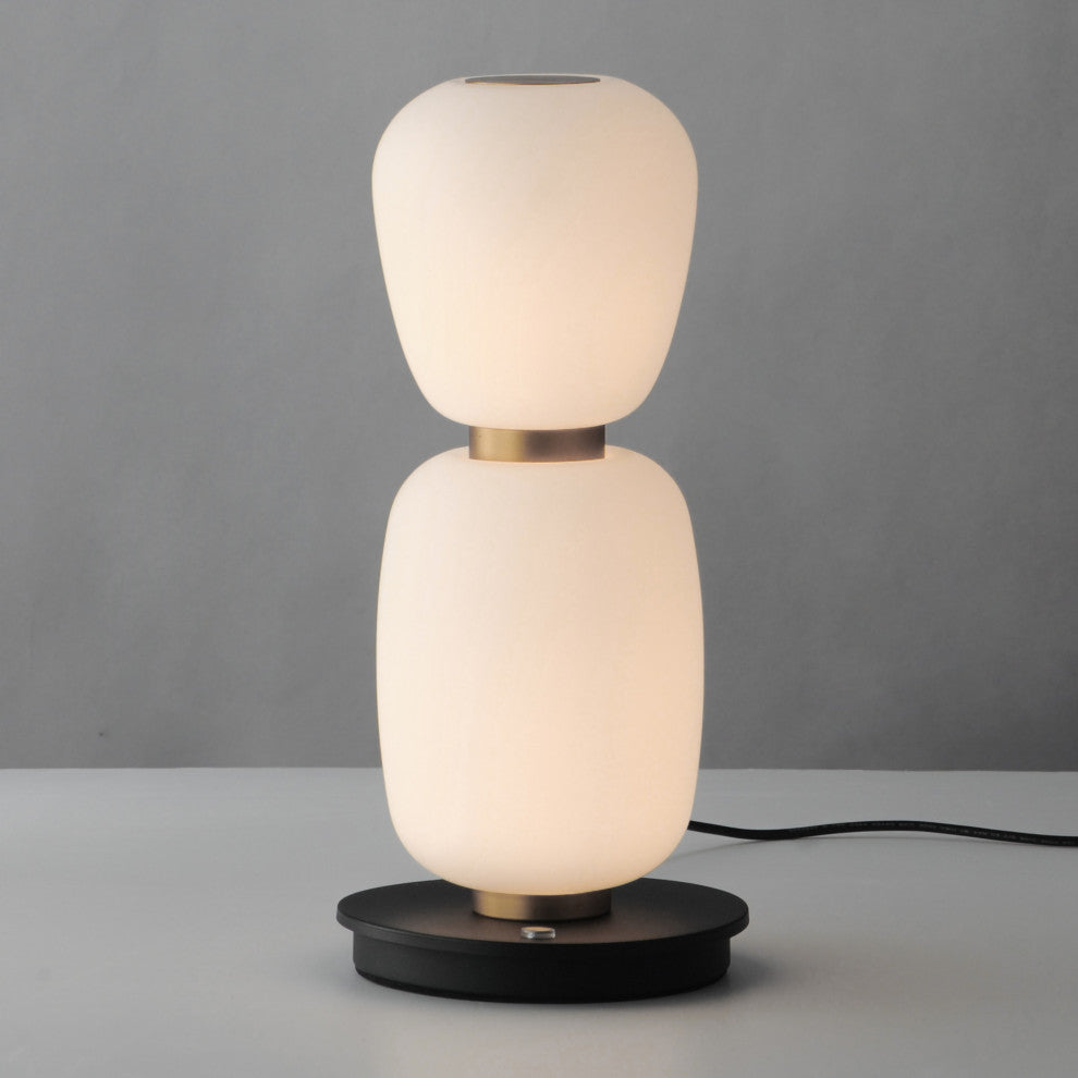 ET2 E25166-92 Soji 13" Tall Buffet Specialty Lamp - Black / Gold