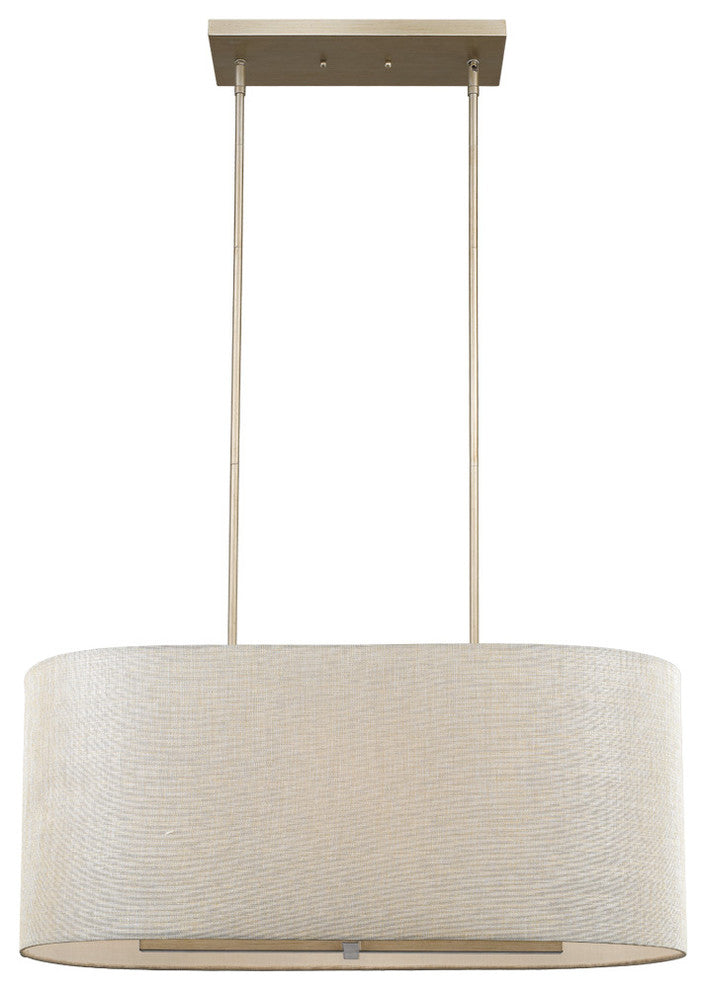 Daria Drum Pendant, Washed Gold