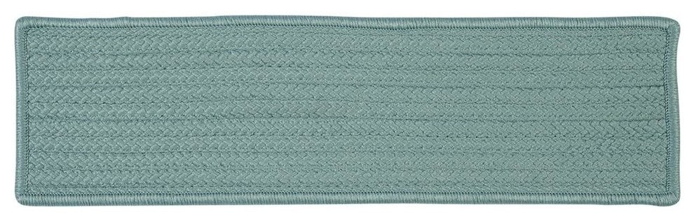 Simply Home Solid H101 Federal Blue Indoor/Outdoor Area Rug, Square 8'x8'