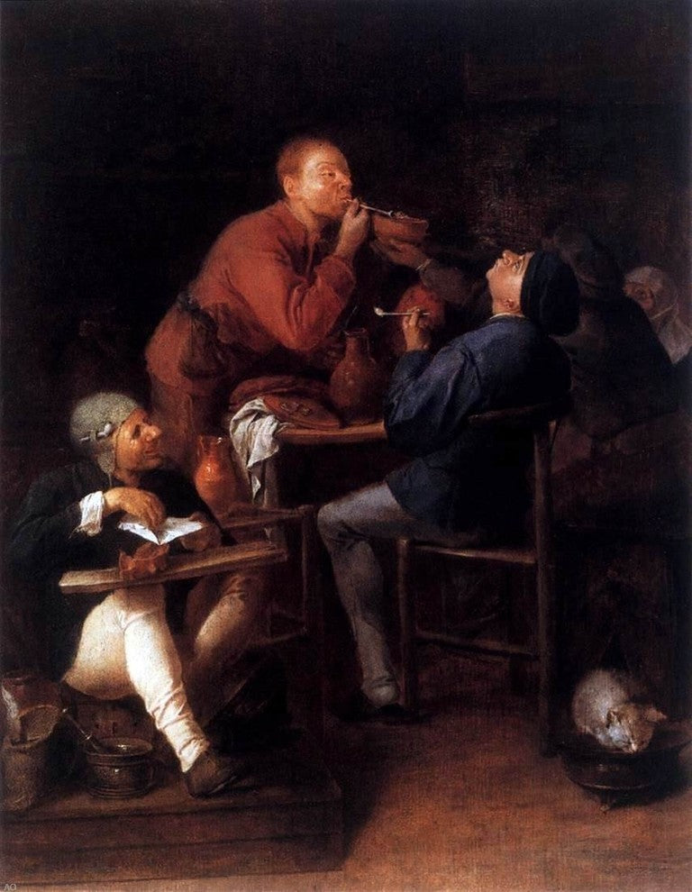 Adriaen Brouwer Peasants of Moerdyck, Gallery Wrapped Canvas Print, 21"x28"