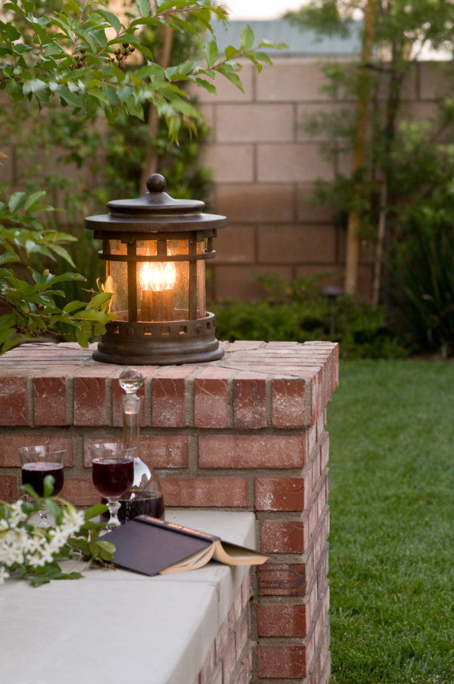 Maxim Santa Barbara VX 3-Light Outdoor Deck Lantern Sienna - 40032CDSE