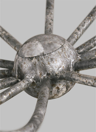 Richmond Medium Chandelier, Weathered Galvanized