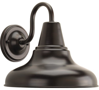 District LED Large Wall Lantern, Antique Bronze