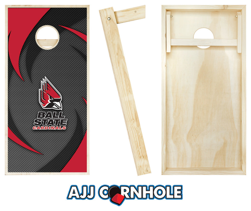 Ball State Swoosh Cornhole Set