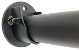 Inside Mount Brackets for 7/8"-1" Rods, Black, Set of 2, Black