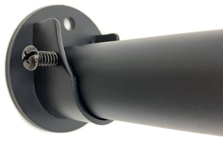 Inside Mount Brackets for 7/8"-1" Rods, Black, Set of 2, Black