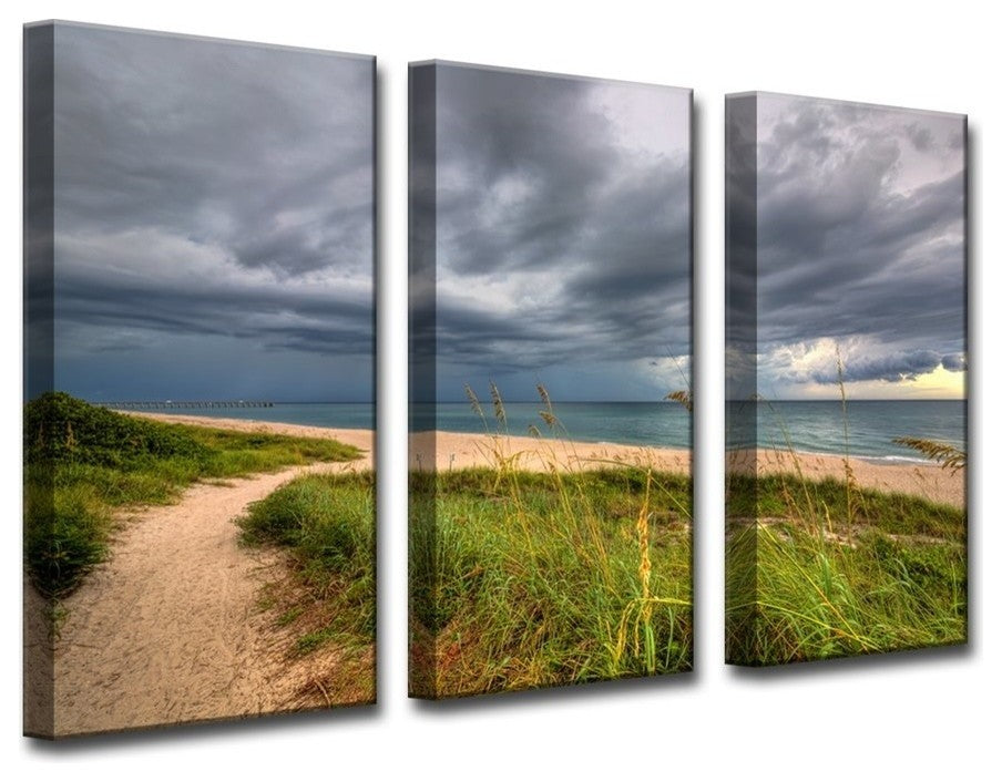 Ready2HangArt 'Wild Allure' Triptych Canvas Wall Art, 40"x20"