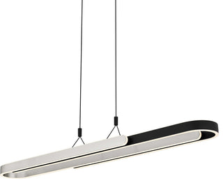 Quoizel PCMRR142 Mira 42"W Linear Chandelier - Matte Black