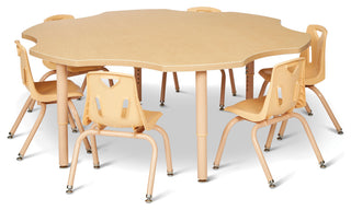 Jonti-Craft Purpose+ Six leaf Table