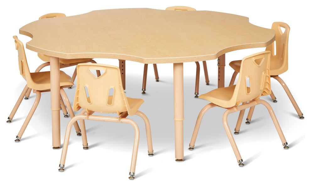 Jonti-Craft Purpose+ Six leaf Table