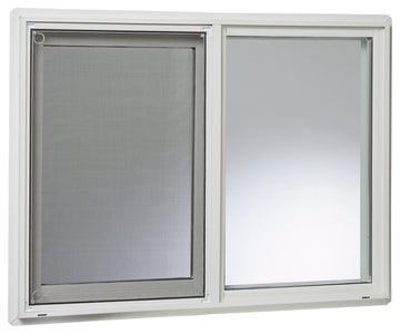 32x24 Vinyl Left, Hand Sliding Window with Dual Pane Insulated Glass