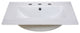 RYVYR CST250WT-3 Ceramic Top - 25-inch Vitreous China With Rectangular Bowl