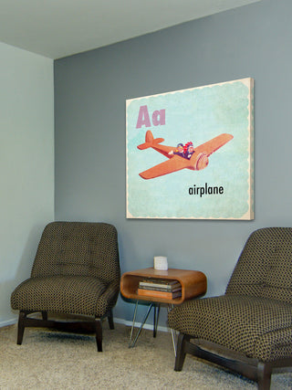 "Airplane" Painting Print on Canvas by Curtis