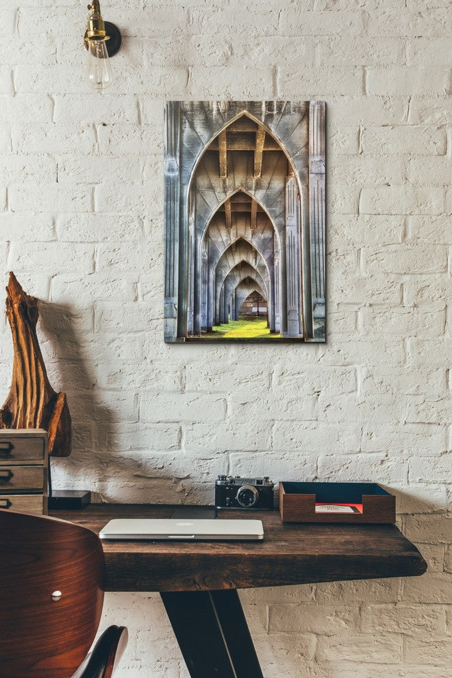 Epic Graffiti "Arches" by Darren White, Giclee Canvas Wall Art, 12"x18"