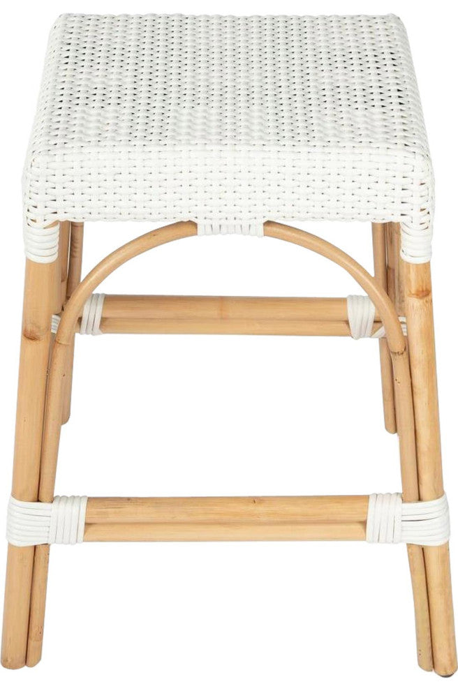 Mediterranean Rattan Counter Stool - Robias