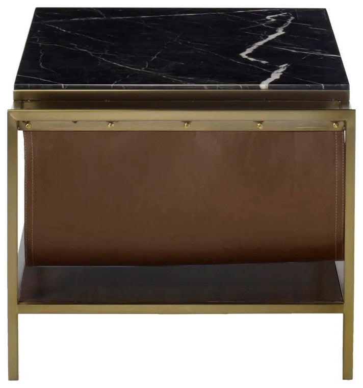 Sonder Living Chester Rectangle Coffee Table with Magazine Rack