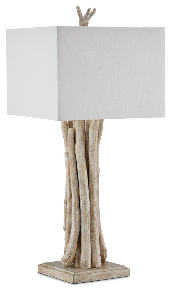 Driftwood Whitewash Table Lamp