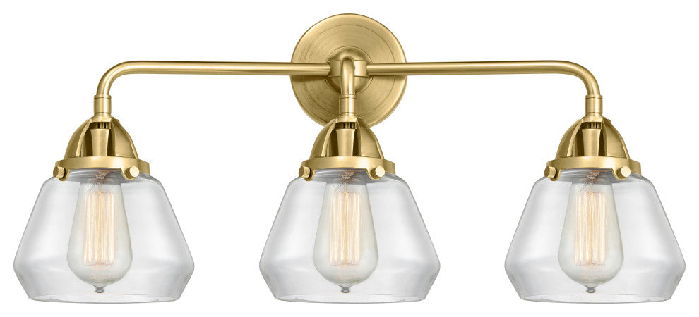 Innovations 288-3W-SG-G172-LED Fulton 3 Light Vanity Light, Satin Gold