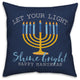 Let Your Light Shine Bright - Navy 16"x16" Throw Pillow