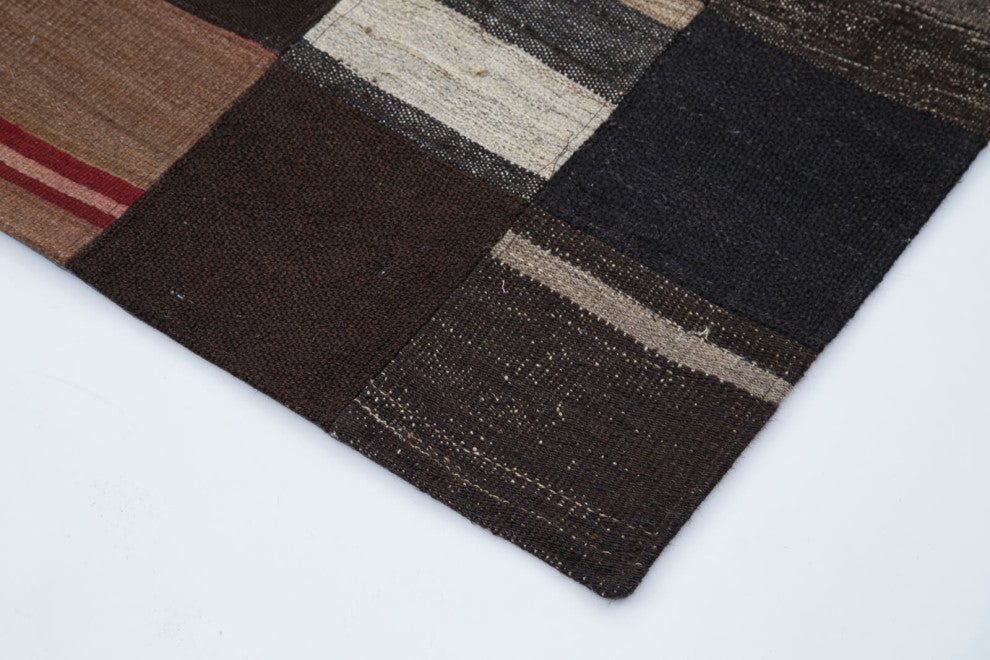Rug N Carpet - Handmade Oriental 5' 7'' x 7' 10'' Rustic Patchwork Kilim Rug