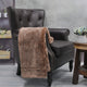 Double Sided Over-Sized Faux Fur Throw Blanket, Amphora, 70''''x80''''