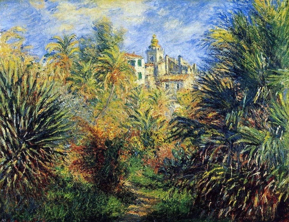 Claude Oscar Monet The Moreno Garden at Bordighera Wall Decal Print