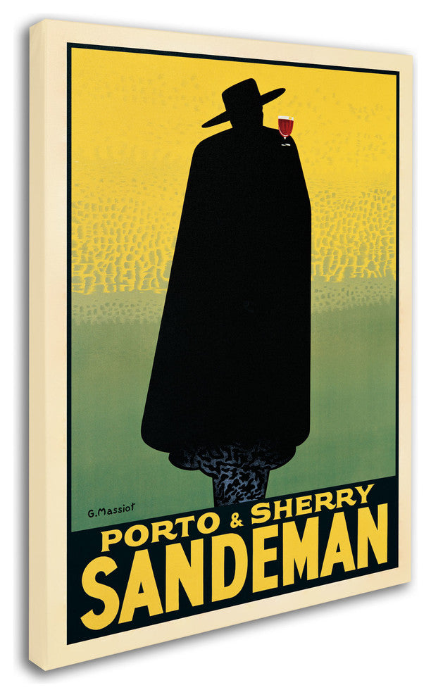 'Porto and Sherry Sandeman' Canvas Art by Anonymous