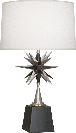 Cosmos Table Lamp, Antique Silver
