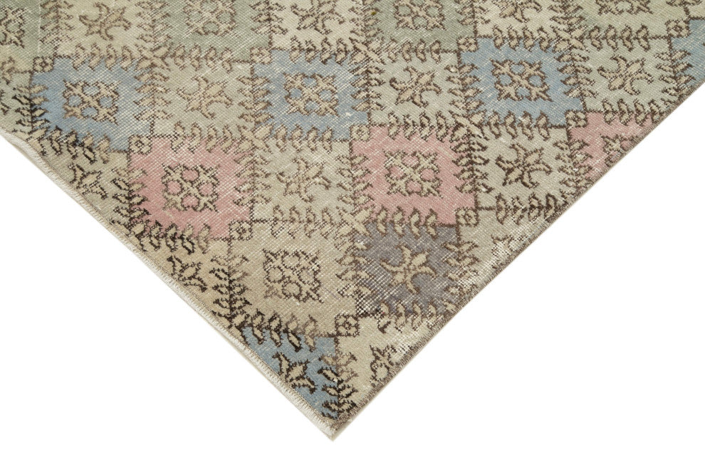 Rug N Carpet - Handmade Oriental 4' 11'' x 9' 3'' Unique Area Rug