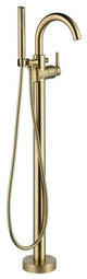 Delta Trinsic Contemporary Floor Mount Tub Filler Trim, Champagne Bronze