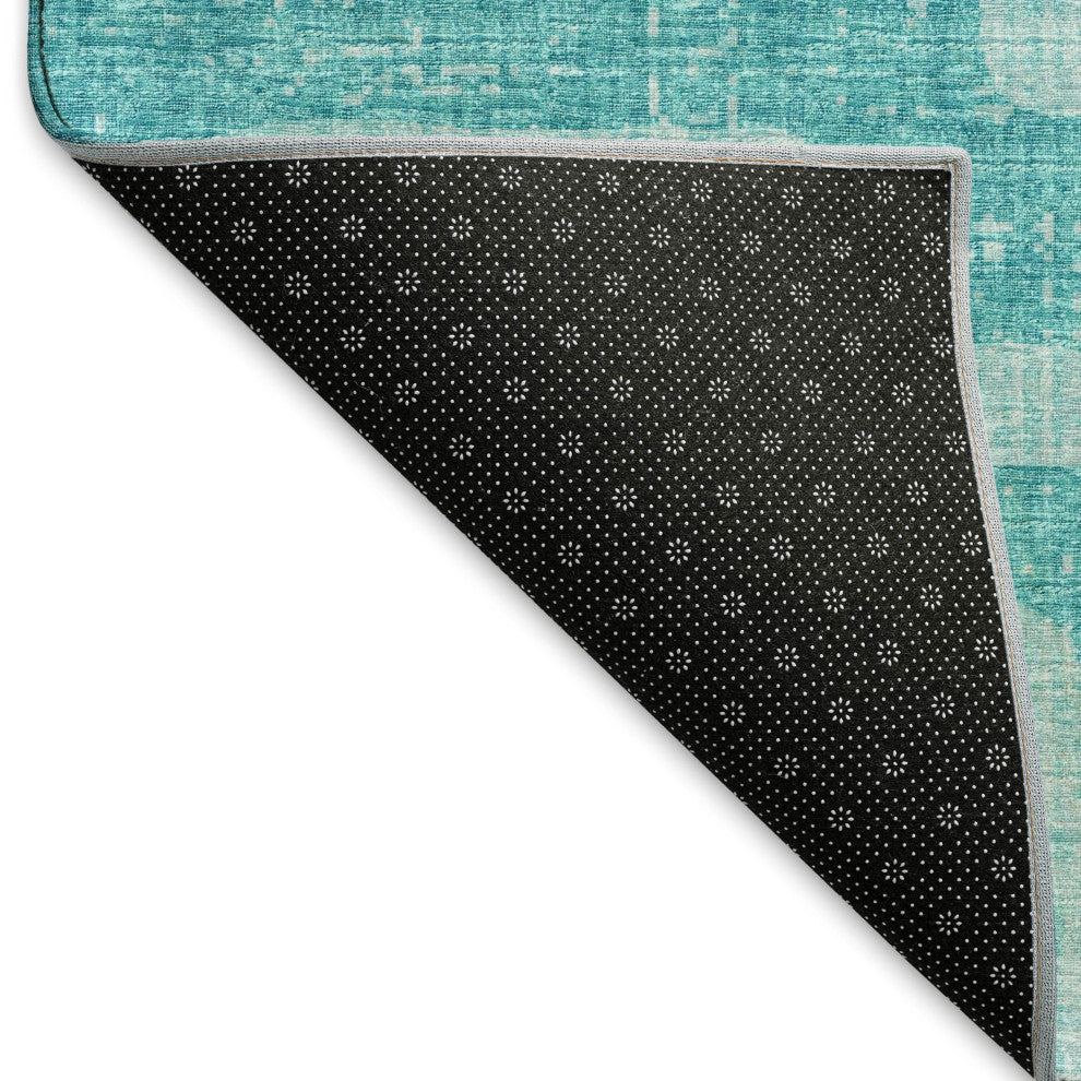 Addison Premium Washable Mayfield AMF110 Blue 3' x 5' Rug