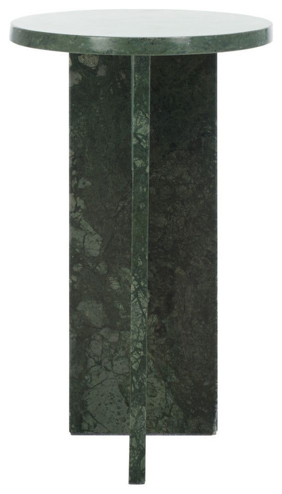 Safavieh Couture Devlin Marble Drink Table, Green