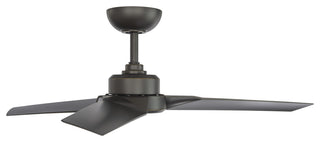 Roboto 3-Blade Smart Ceiling Fan 52" Oil Rubbed Bronze, Remote Control