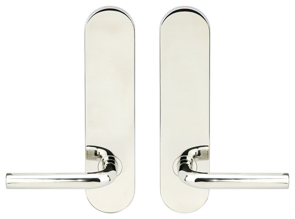 Cologne Lever, Tubular Passage, Polished Stainless Steel, 2-3/8" Backset