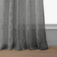 Vega Patterned Linen Sheer Curtain, Vega Charcoal, 50"x84"