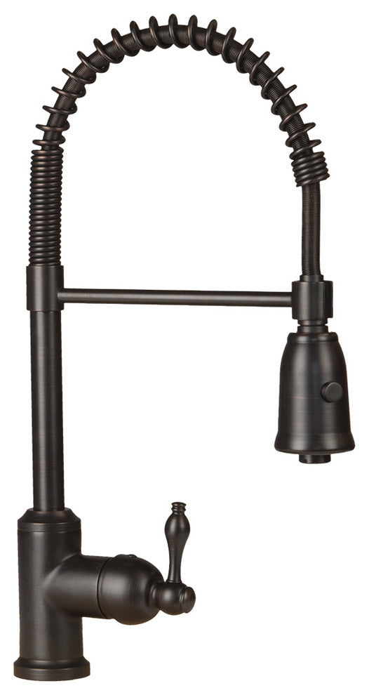 Premier Copper Products K-SPD02ORB Spring Pull Down Kitchen Faucet