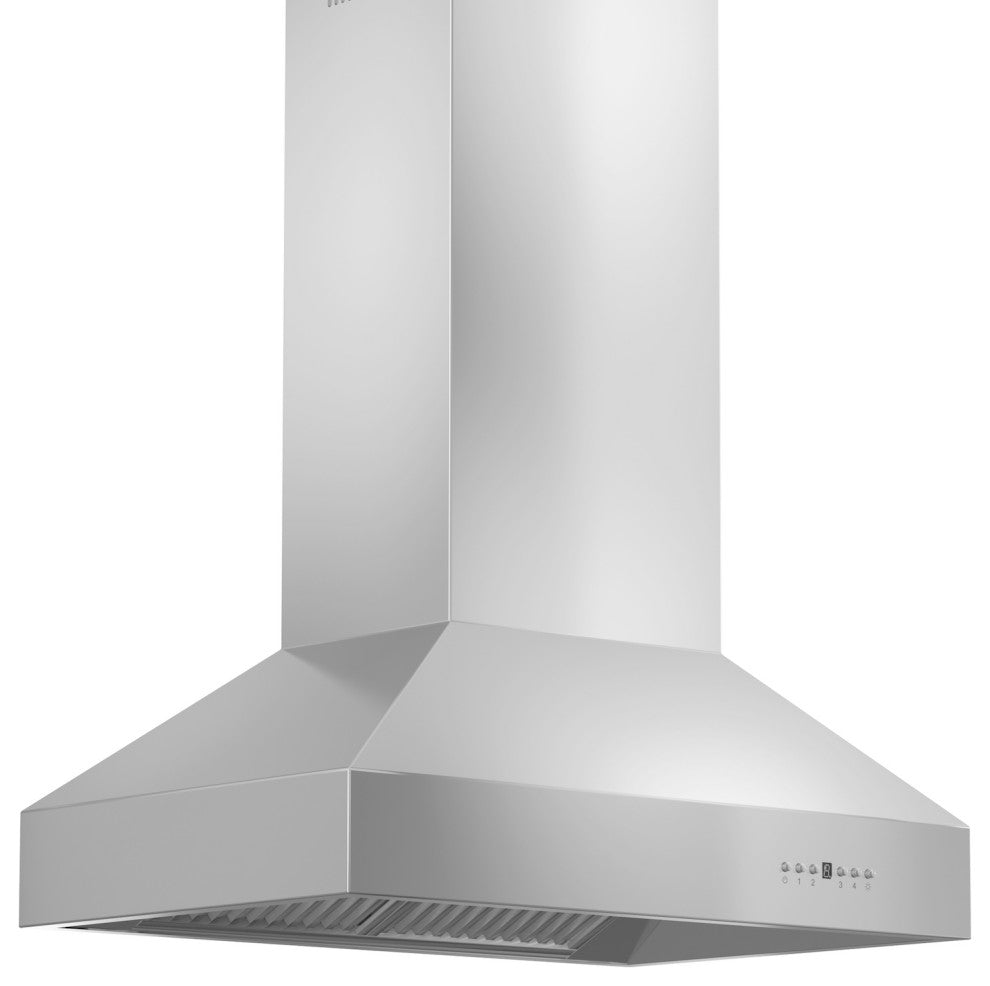 ZLINE 36 in. Outdoor Island Mount Range Hood, Stainless Steel, 697i-304-36