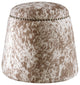 Uttermost Gumdrop Cow Hide Ottoman