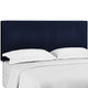 Taylor Full / Queen Upholstered Performance Velvet Headboard Midnight Blue