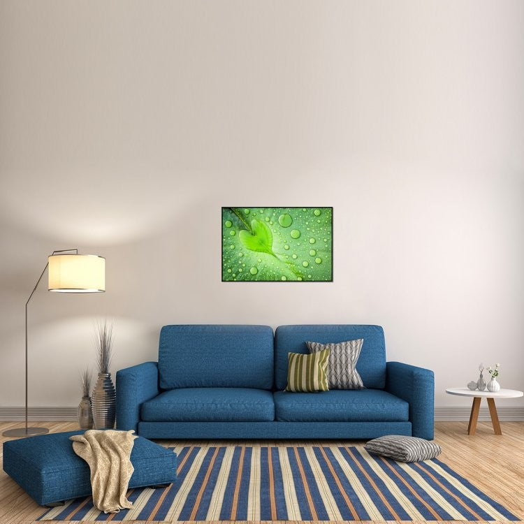 "Heart" Framed Canvas Giclee by Patrick Foto, 37x25"