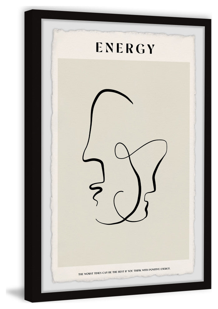 "Positive Energy" Framed Painting Print, 24x36
