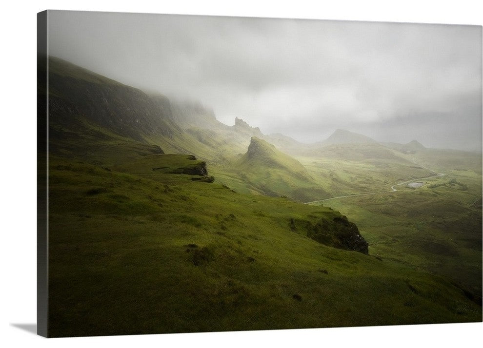 "Quiraing, Skye Island Scotland" Wrapped Canvas Art Print, 36"x24"x1.5"