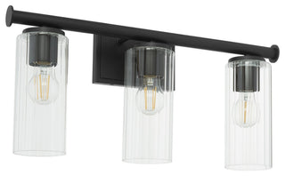 Juniper Transitional Vanity in Matte Black