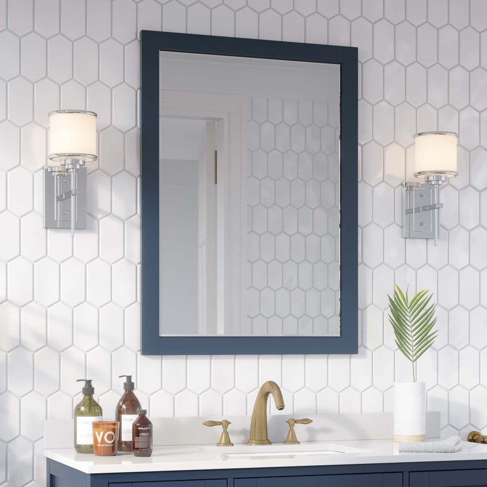 OVE Decors Tahoe 28"x36" Mirror, Midnight Blue