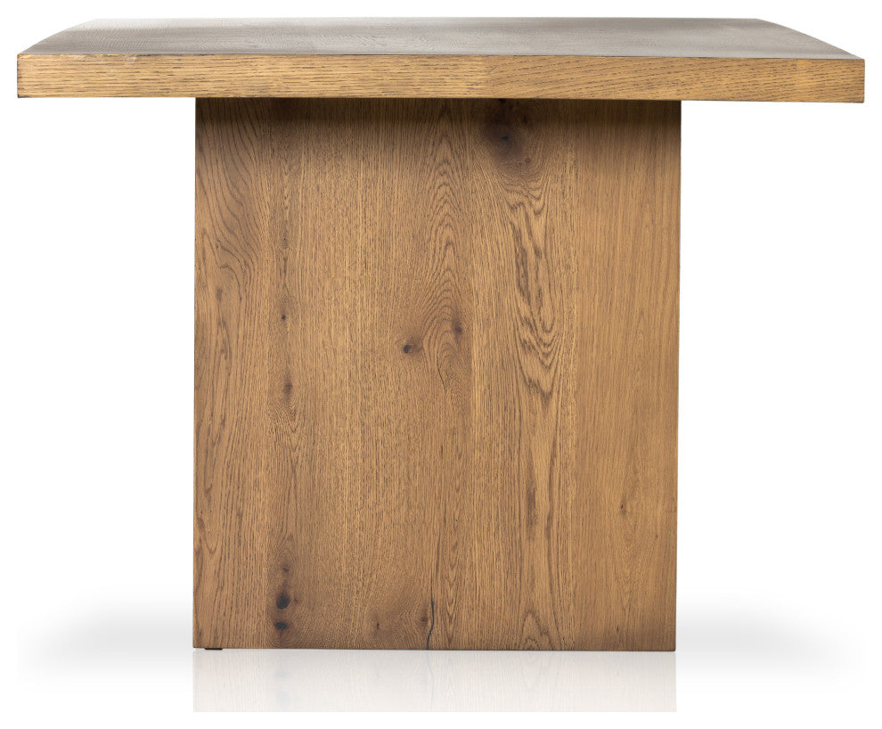Eaton Dining Table-Amber Oak Resin