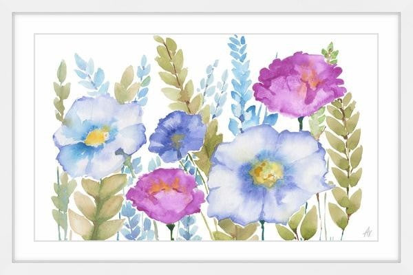 "Bountiful Blooms" Framed Painting Print, 18"x12"