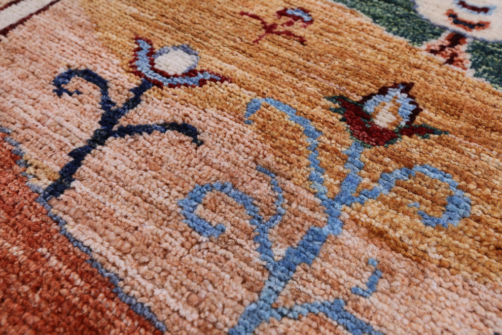 Tribal Persian Gabbeh Hand Knotted Wool Rug 3' 4" X 5' 1" Q10422